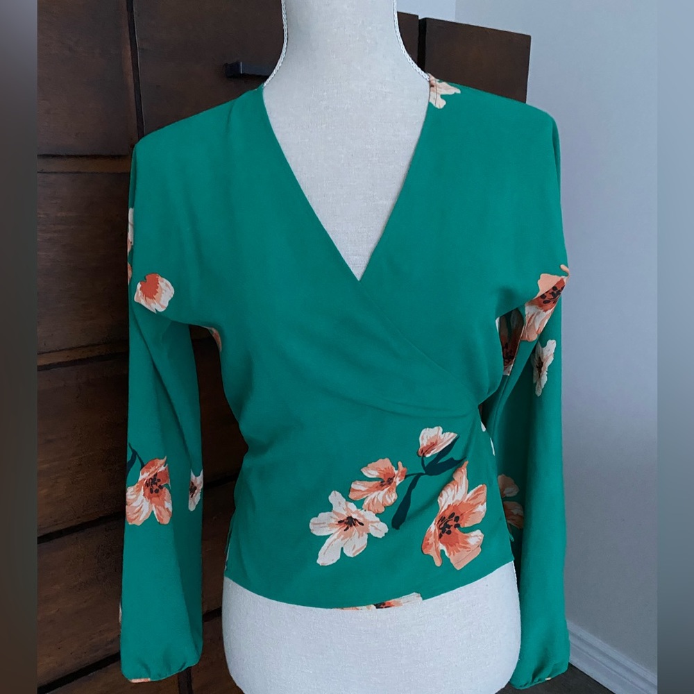 Wilfred wrap blouse